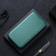 Funda de Cuero Cartera con Soporte Carcasa L01Z para Xiaomi Redmi 10 (2022) Verde