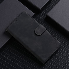 Funda de Cuero Cartera con Soporte Carcasa L01Z para Xiaomi Redmi 9A Negro