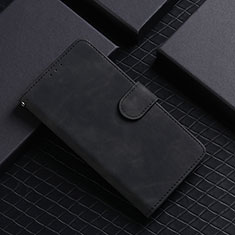 Funda de Cuero Cartera con Soporte Carcasa L01Z para Xiaomi Redmi 9C Negro