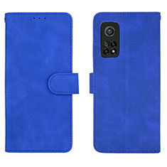 Funda de Cuero Cartera con Soporte Carcasa L01Z para Xiaomi Redmi K30S 5G Azul