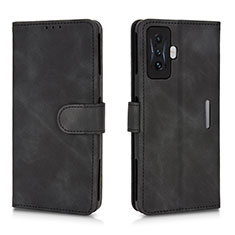 Funda de Cuero Cartera con Soporte Carcasa L01Z para Xiaomi Redmi K50 Gaming 5G Negro