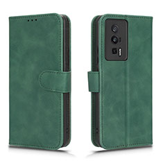 Funda de Cuero Cartera con Soporte Carcasa L01Z para Xiaomi Redmi K60 5G Verde