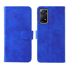 Funda de Cuero Cartera con Soporte Carcasa L01Z para Xiaomi Redmi Note 12 Pro 4G Azul