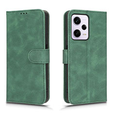 Funda de Cuero Cartera con Soporte Carcasa L01Z para Xiaomi Redmi Note 12 Pro 5G Verde