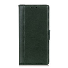 Funda de Cuero Cartera con Soporte Carcasa L02 para Alcatel 1X (2019) Verde