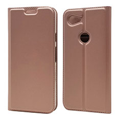 Funda de Cuero Cartera con Soporte Carcasa L02 para Google Pixel 3a XL Oro Rosa