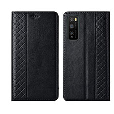 Funda de Cuero Cartera con Soporte Carcasa L02 para Huawei Enjoy Z 5G Negro