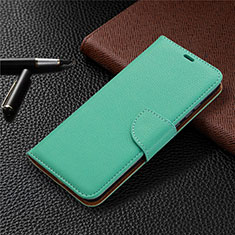 Funda de Cuero Cartera con Soporte Carcasa L02 para Huawei Honor 9A Verde