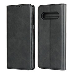 Funda de Cuero Cartera con Soporte Carcasa L02 para LG V60 ThinQ 5G Negro