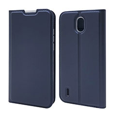 Funda de Cuero Cartera con Soporte Carcasa L02 para Nokia 1.3 Azul