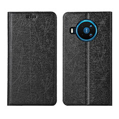 Funda de Cuero Cartera con Soporte Carcasa L02 para Nokia 8.3 5G Negro