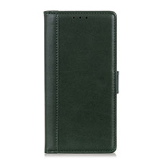 Funda de Cuero Cartera con Soporte Carcasa L02 para OnePlus 7T Verde