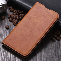 Funda de Cuero Cartera con Soporte Carcasa L02 para Oppo A11 Marron