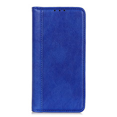 Funda de Cuero Cartera con Soporte Carcasa L02 para Oppo A32 Azul