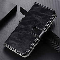 Funda de Cuero Cartera con Soporte Carcasa L02 para Oppo F17 Pro Negro