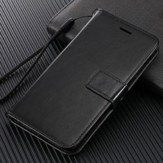 Funda de Cuero Cartera con Soporte Carcasa L02 para Oppo Reno3 Pro Negro