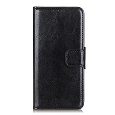 Funda de Cuero Cartera con Soporte Carcasa L02 para Oppo Reno4 4G Negro