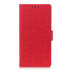 Funda de Cuero Cartera con Soporte Carcasa L02 para Realme 6 Rojo