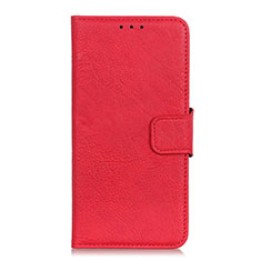 Funda de Cuero Cartera con Soporte Carcasa L02 para Realme C11 Rojo