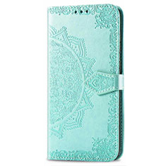 Funda de Cuero Cartera con Soporte Carcasa L02 para Realme Narzo 20A Verde