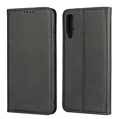 Funda de Cuero Cartera con Soporte Carcasa L02 para Samsung Galaxy A50 Negro