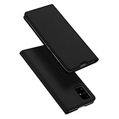 Funda de Cuero Cartera con Soporte Carcasa L02 para Samsung Galaxy A51 5G Negro