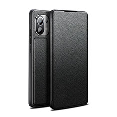 Funda de Cuero Cartera con Soporte Carcasa L02 para Xiaomi Mi 11 Lite 5G Negro