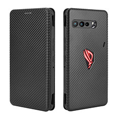 Funda de Cuero Cartera con Soporte Carcasa L02Z para Asus ROG Phone 3 Negro