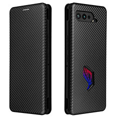 Funda de Cuero Cartera con Soporte Carcasa L02Z para Asus ROG Phone 5 Pro Negro