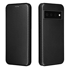 Funda de Cuero Cartera con Soporte Carcasa L02Z para Google Pixel 6 Pro 5G Negro