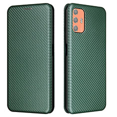 Funda de Cuero Cartera con Soporte Carcasa L02Z para HTC Desire 21 Pro 5G Verde