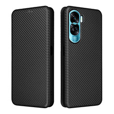 Funda de Cuero Cartera con Soporte Carcasa L02Z para Huawei Honor 90 Lite 5G Negro