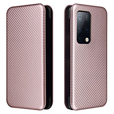 Funda de Cuero Cartera con Soporte Carcasa L02Z para Huawei Mate X2 Oro Rosa