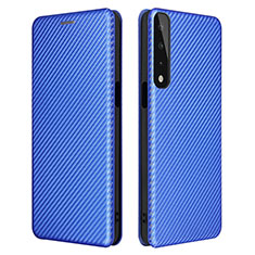 Funda de Cuero Cartera con Soporte Carcasa L02Z para LG Stylo 7 Azul