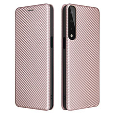 Funda de Cuero Cartera con Soporte Carcasa L02Z para LG Stylo 7 Oro Rosa