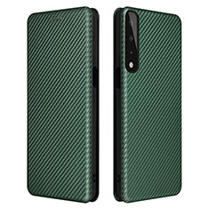 Funda de Cuero Cartera con Soporte Carcasa L02Z para LG Stylo 7 Verde