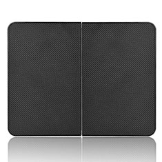 Funda de Cuero Cartera con Soporte Carcasa L02Z para Microsoft Surface Duo Negro