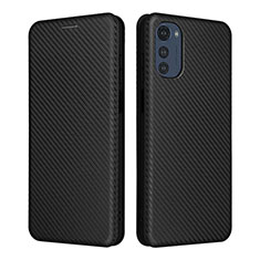 Funda de Cuero Cartera con Soporte Carcasa L02Z para Motorola Moto E32 Negro