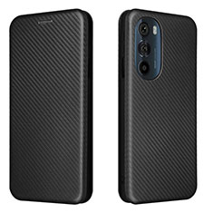 Funda de Cuero Cartera con Soporte Carcasa L02Z para Motorola Moto Edge 30 Pro 5G Negro