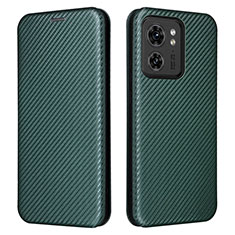 Funda de Cuero Cartera con Soporte Carcasa L02Z para Motorola Moto Edge 40 5G Verde