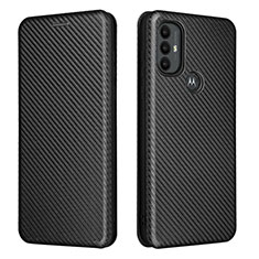 Funda de Cuero Cartera con Soporte Carcasa L02Z para Motorola Moto G Play (2023) Negro