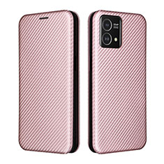 Funda de Cuero Cartera con Soporte Carcasa L02Z para Motorola Moto G Stylus (2023) 4G Oro Rosa