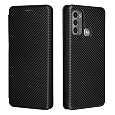 Funda de Cuero Cartera con Soporte Carcasa L02Z para Motorola Moto G40 Fusion Negro