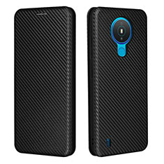 Funda de Cuero Cartera con Soporte Carcasa L02Z para Nokia 1.4 Negro