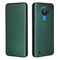 Funda de Cuero Cartera con Soporte Carcasa L02Z para Nokia 1.4 Verde