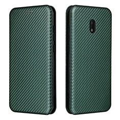 Funda de Cuero Cartera con Soporte Carcasa L02Z para Nokia C01 Plus Verde