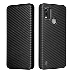 Funda de Cuero Cartera con Soporte Carcasa L02Z para Nokia C21 Plus Negro