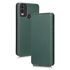 Funda de Cuero Cartera con Soporte Carcasa L02Z para Nokia C22 Verde