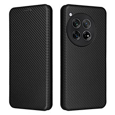 Funda de Cuero Cartera con Soporte Carcasa L02Z para OnePlus 12 5G Negro