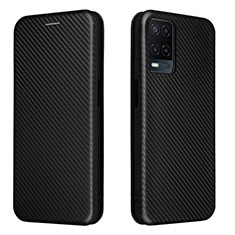 Funda de Cuero Cartera con Soporte Carcasa L02Z para Oppo A54 4G Negro